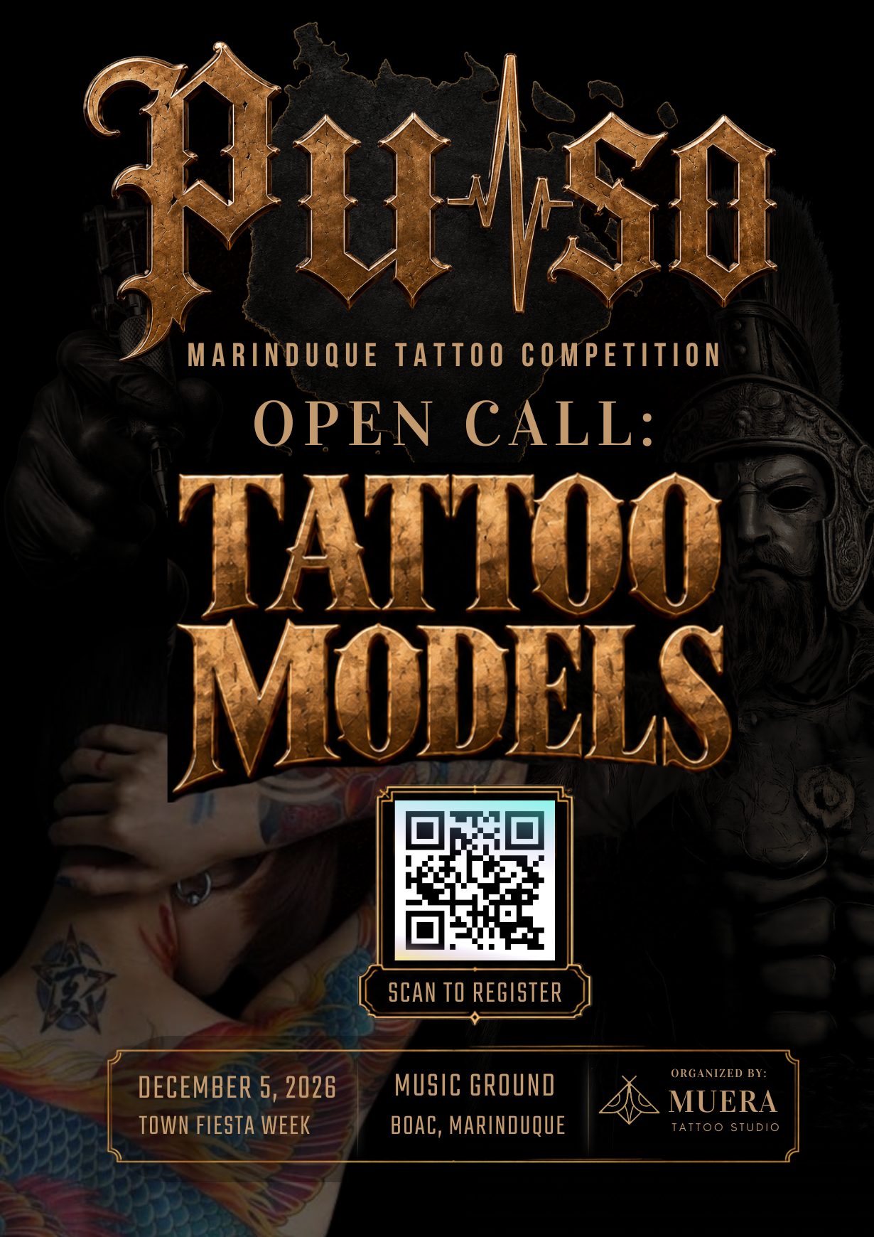 PULSO 2026 Open Call Tattoo Models official poster